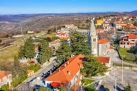 Kanfanar is a charming town located in the heart of Istria, known for its rich history and stunning architecture.