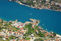 The town of Mokosica is located on the beautiful coast of Croatia.