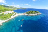 Prizba is a charming coastal town located on the beautiful island of Korcula in Croatia.