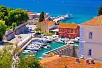 Zadar is a historic town on the Adriatic Sea known for its ancient ruins and Roman architecture.