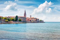 Porec is a picturesque town located on the western coast of Croatia, known for its stunning beaches and crystal clear waters.