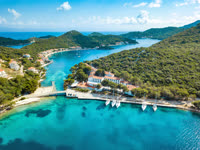 Lastovo is a picturesque town located on the island of Korcula, known for its charming stone houses and narrow cobblestone streets.