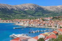 Baska is a picturesque town located on the southern coast of the island of Krk in Croatia.