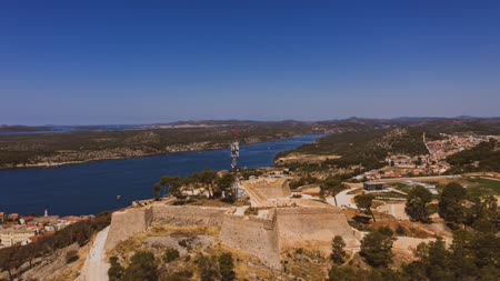 St. John's Fortress in Sibenik is a historic fortress offering breathtaking views of the town and the Adriatic Sea.