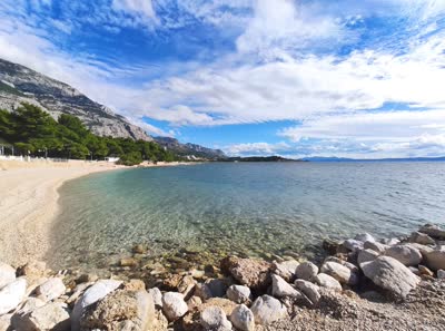 Pebble beach Bilosevac, distance from the center of Makarska: 1.56 km