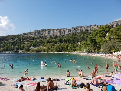 Pebble beach Kasjuni, distance from the center of Split: 4.50 km