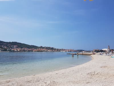 Pebble beach Trogir, distance from the center of Trogir: 1.02 km