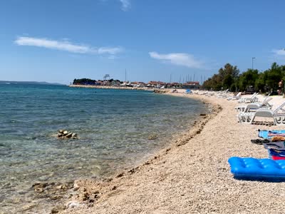 Pebble beach Uskok Zadar, distance from the center of Zadar: 2.49 km