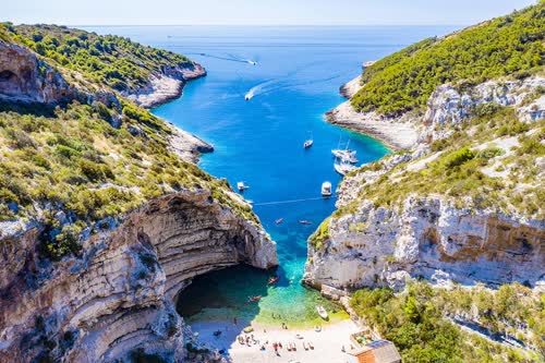 Hvar is a picturesque Croatian island located in the Adriatic Sea.