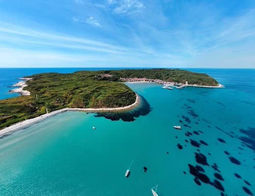 Susak is a small Croatian island located in the Adriatic Sea.