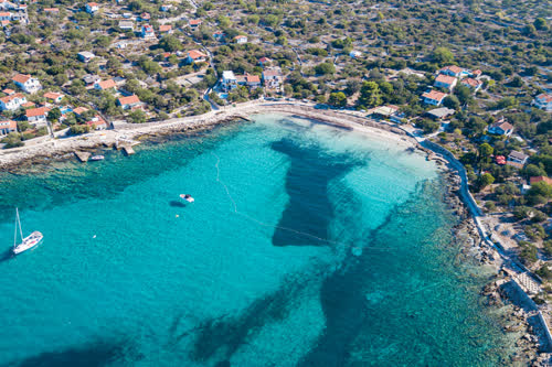 Drvenik Mali is a small, serene island located in the Adriatic Sea, off the coast of Croatia.