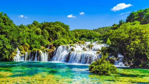 Discover the breathtaking beauty of Croatia's National Park Krka. Immerse yourself in cascading waterfalls, lush greenery, and tranquil lakes. Explore the rich biodiversity and cultural heritage of this natural wonder.