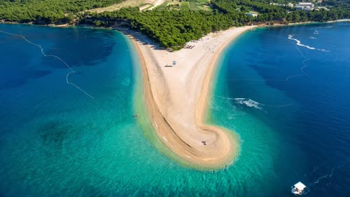 Discover the stunning beauty of Zlatni rat beach in Croatia. With its unique shape and crystal-clear waters, this natural wonder is a must-visit destination for beach lovers and nature enthusiasts. Explore the charm of this enchanting spot on the Dalmatian coast.