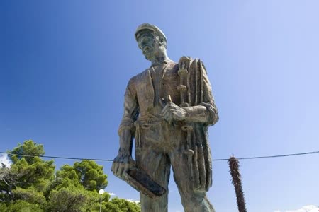 The Bronze Fisherman Statue in Crikvenica is a captivating sculpture that pays homage to the town's fishing heritage, serving as a symbol of its maritime identity.