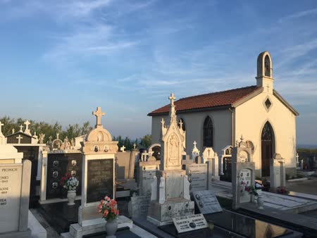 Cemetery and Chapel of Our Lady of Sorrows in Susak village is a serene and sacred place, offering solace and honoring the departed souls.