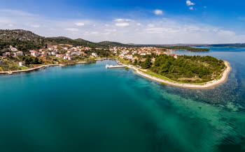 Raslina is a small picturesque town located on the coast of Croatia.