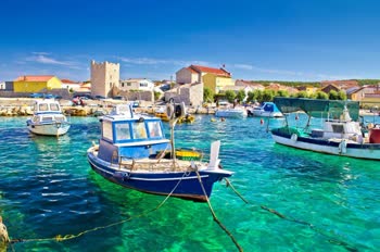 Ljubac is a small coastal town located in the Zadar region of Croatia.