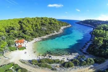 Zavalatica is a charming seaside town located on the island of Korcula in Croatia.
