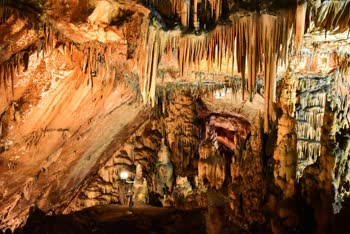 Vranjaca Cave, near the village of Trilj, is a stunning natural wonder with unique rock formations and an underground river, making it a popular tourist attraction in Croatia.