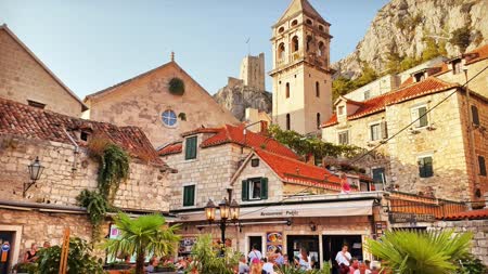St. Michael's Square is a charming and historic square in the town of Omis, known for its beautiful architecture and vibrant atmosphere.