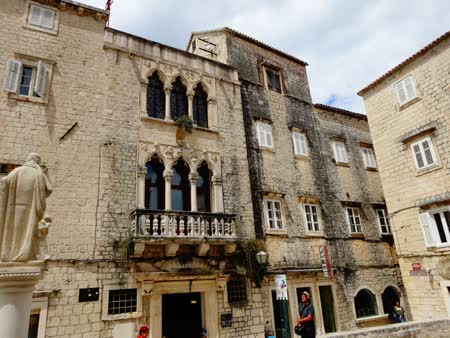 Palace Cipiko is a historic building situated in the charming town of Trogir. Known for its stunning architecture, it offers a glimpse into the rich history of the area.