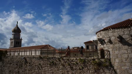 The Frankopan Castle in the village of Krk is a medieval fortress overlooking the Adriatic Sea, offering a glimpse into the rich history and culture of the region.