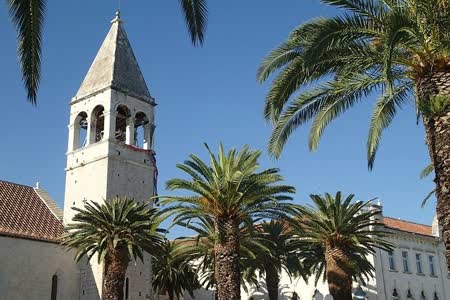 St. Dominic Monastery, situated in Trogir, is a historic religious complex known for its stunning architecture and tranquil atmosphere, offering visitors a glimpse into the town's rich cultural heritage.