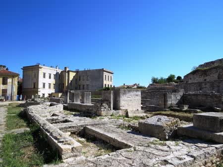 The Small Roman Theatre in Pula is a well-preserved ancient amphitheater that offers visitors a glimpse into the rich history of the town.